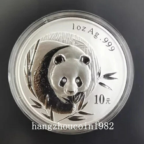 楽天市場】中華人民共和国 10元 パンダ銀貨（2003年）1OZ ケース入り
