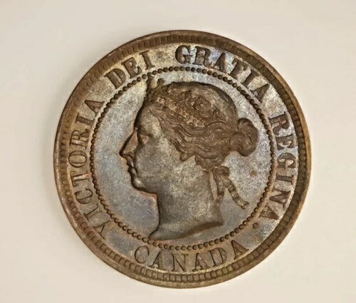 1888年カナダ大型セント硬貨 ~ 希少未流通
