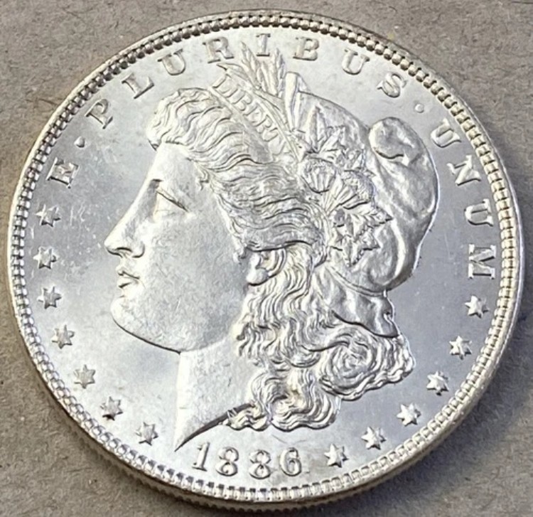 1886年モルガン銀貨