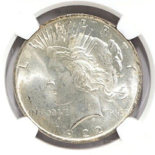 1922年（P）平和ドル NGC MS-64