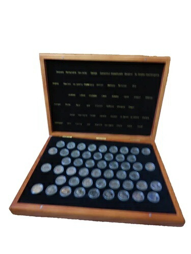 1999 - 2008 50州クォーター硬貨コンプリートセット（箱入り）フィラデルフィア造幣局 106,700円