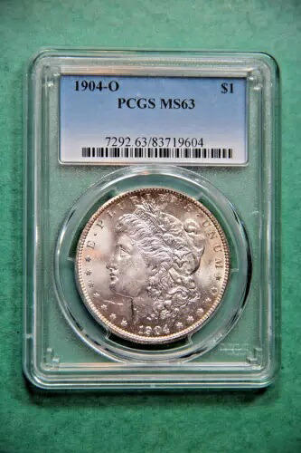 1904-O モルガン シルバー ダラー PCGS MS63