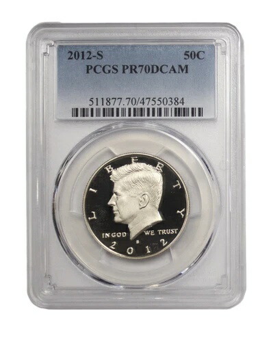 2012年-S ケネディ プルーフ ハーフダラー DCAM PCGS PR70 106,700円