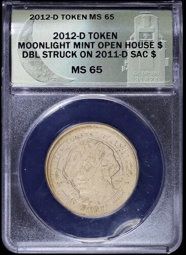 2012 Dトークン ダン・カー ムーンライトミント オープンハウス ダブルストラック $ O/S ANACS MS65