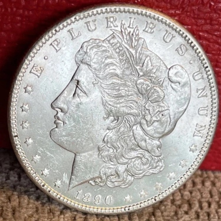 1890年 1ドル モルガン銀貨 未認定 A98