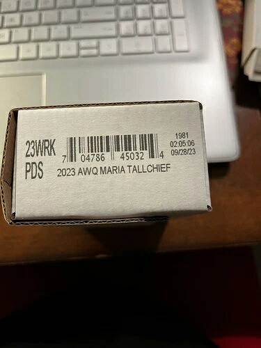2023 PDS マリア・トールチーフ AWQ アメリカン・ウィメンズ 2 コイン PD ミントロール P D S