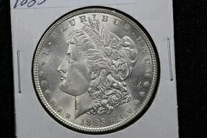 1885年モルガン・ダラー BU 2HJM