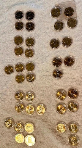 大統領金貨コレクションロット - 収集や取引のオプションに最適