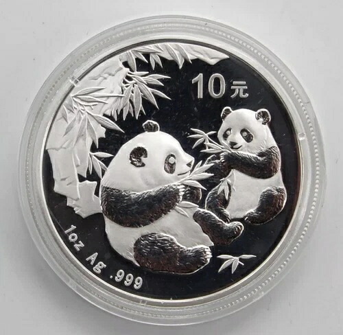 中国 2006年 パンダ銀貨 1オンス 10元