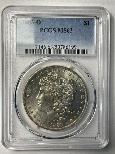 1883 O PCGS MS 63 モルガン銀貨