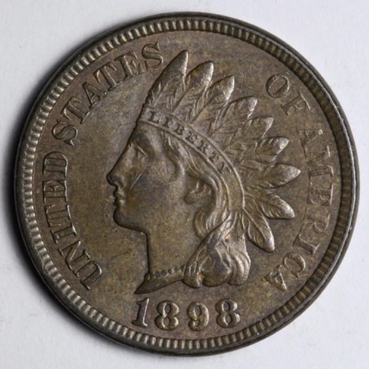 1898年インディアンヘッドセントペニーBU *未流通* MS RPD E154 GSEL