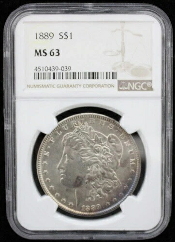 1889年 モルガン銀貨 - NGC MS 63｜WORLD RESOURCE【KING店】