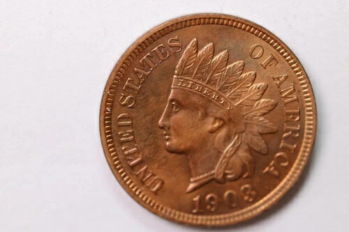1903年インディアンヘッド・セント、レッドミントステート、未流通コイン、ストア番号1881｜WORLD RESOURCE【KING店】