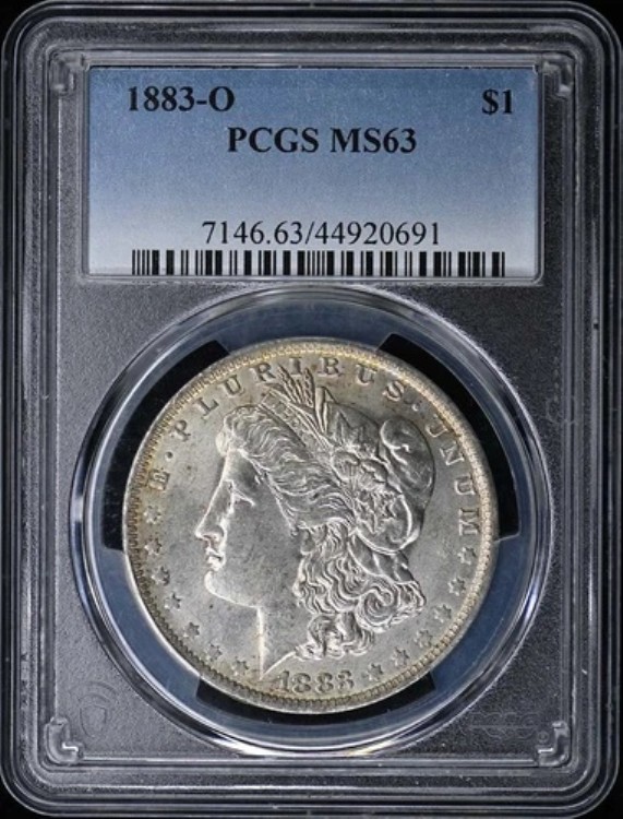1883-O 1ドル モルガン・ダラー PCGS MS63