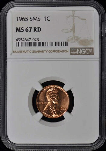 1965年 SMS セット 1セント 5セント 10セント 25セント 50セント NGC MS67RD｜WORLD RESOURCE【KING店】