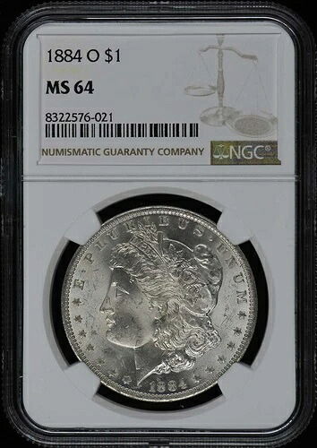 1884-O モルガン・ダラー S$1 NGC MS64｜WORLD RESOURCE【KING店】