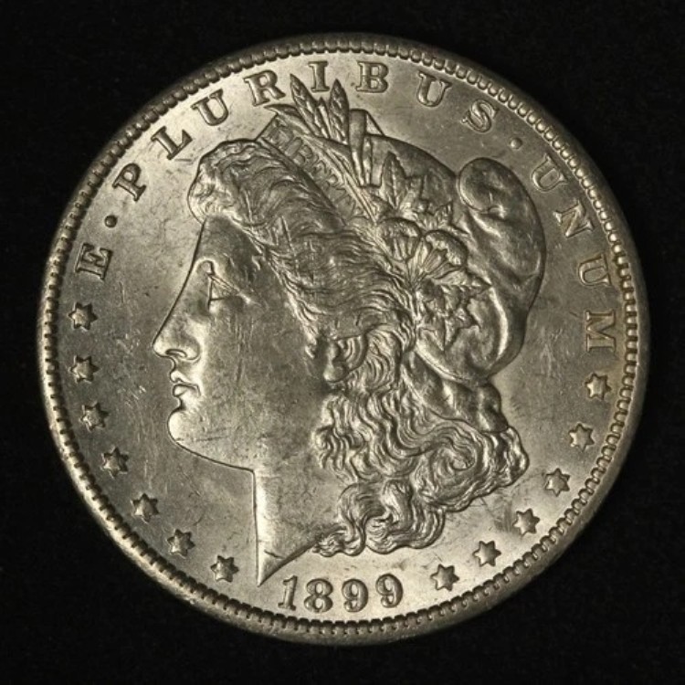 1899-O 1ドルモルガン銀貨 - 米国送料無料