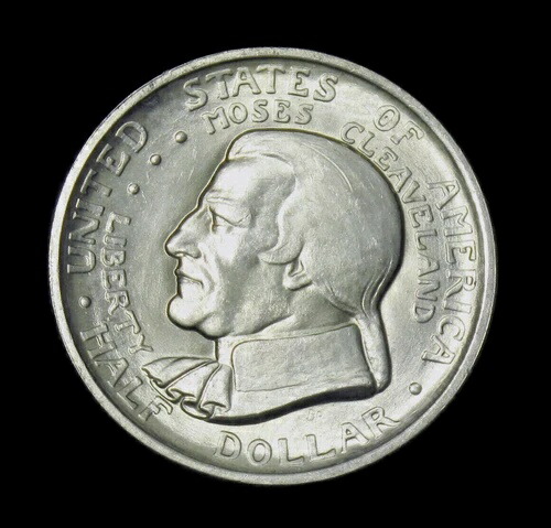 1936年クリーブランド記念銀貨ハーフドルBUコイン（B12）