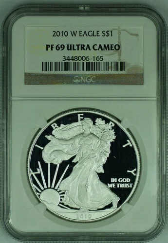 2010-W アメリカン プルーフ シルバー イーグル $1 NGC PF 69 ウルトラカメオ (49)