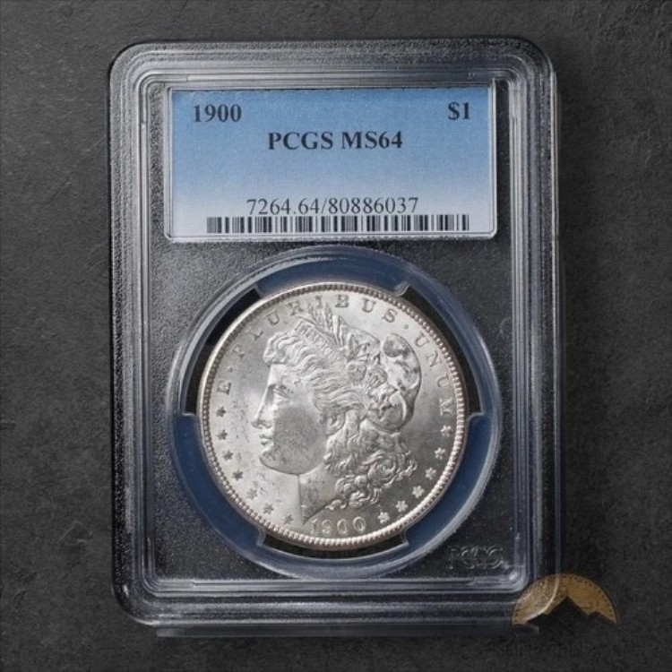1900年 モルガン銀貨 1ドル - PCGS MS64 - フィラデルフィア