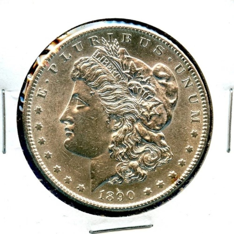 1890年 S モルガンドル 1ドル 米国造幣局 銀貨 #20 1890-S BU MS 未流通