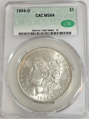 1904-O MS64 モルガン銀貨 CACG
