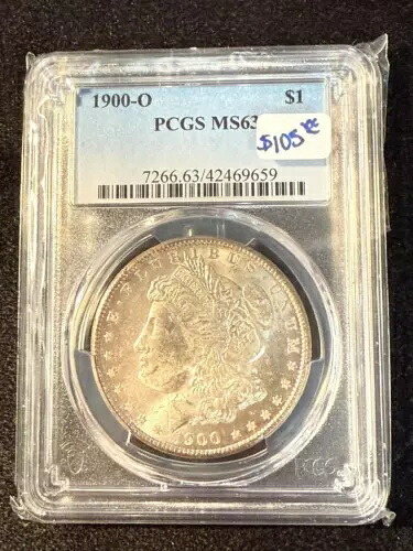1900年 O モルガン・ダラー PCGS MS63