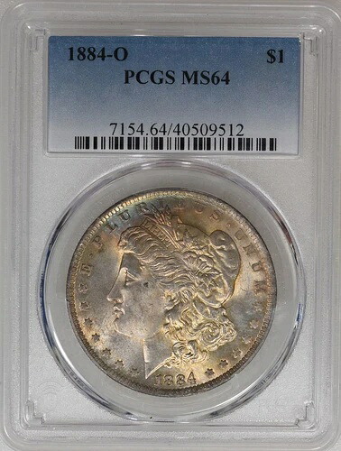 1884年 O モルガン・ダラー PCGS MS 64