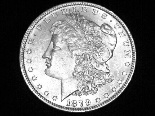 1879年モルガン・ダラー --- 非常に優れた未使用品