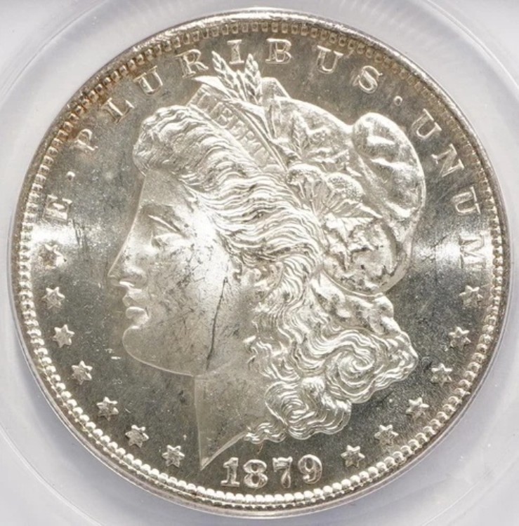1879年 S モルガン・ダラー ANACS MS-63