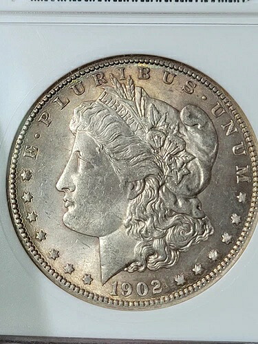 1902年 O 1ドル モルガン・ダラー ANACS ソープボックス MS61 トーン #2495033
