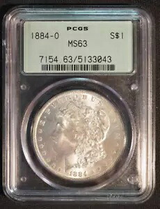1884 **O** モルガン銀貨 **PCGS MS63 ブライトホワイト** ** 212