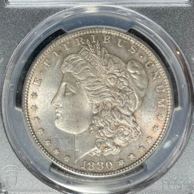 1880年代 モーガン シルバードル - PCGS MS 64 ～美しい P.Q. コイン～ REF#9429