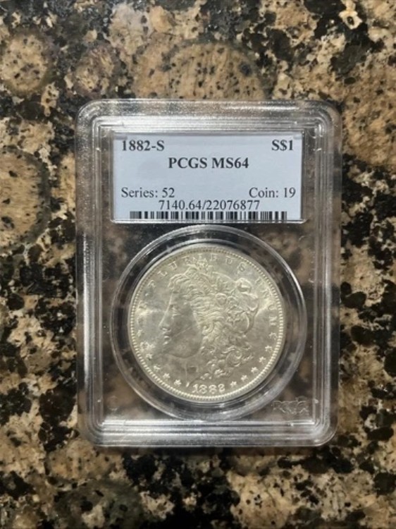 1882-S モルガン・ダラー MS-64