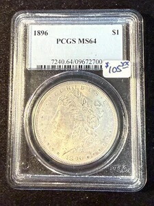 1896年 モーガン・ダラー PCGS MS64 58,685円