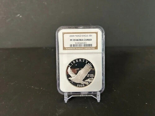 2008年 P ハクトウワシ回収 NGC PF 70 ハイグレード 1ドル銀貨記念
