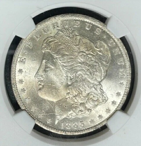 1885-O モーガン銀貨 ~NGC MS 64 ~美しいコイン~ REF#70-010