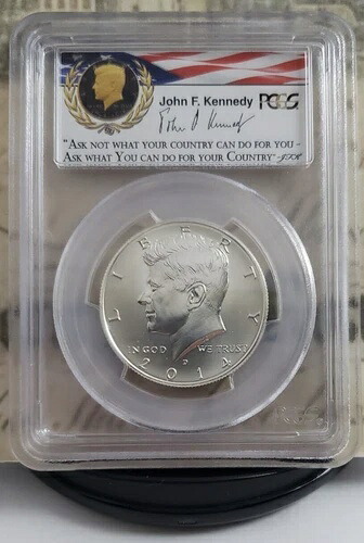 2014-D シルバーケネディ - 50周年記念 - PCGS MS70 FS - トップグレード！9421