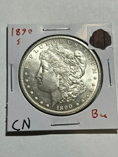 1890-S モルガン シルバー ダラー シルバー コイン 光沢 BU+ 良品 106,700円
