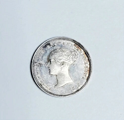 1872年 イギリス 4ペンス マウンディ、ビクトリア州、ダイクラックエラー、英国、値下げ