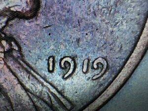 希少な1919年リンカーン小麦ペニー、ミントマークなし、ペンシルバニア州VGコンディション #penny
