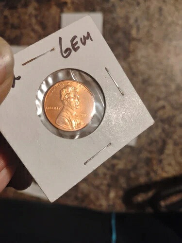 2012年リンカーンセント硬貨(非常に高品位)