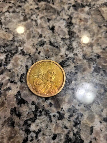 2000年 サカガウィア 1ドル硬貨 米国リバティゴールド 希少 ヴィンテージ「P」