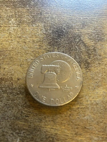 非常に希少なシルバードルコイン（エラー1776-1976 D アイゼンハワー リバティベル）$1