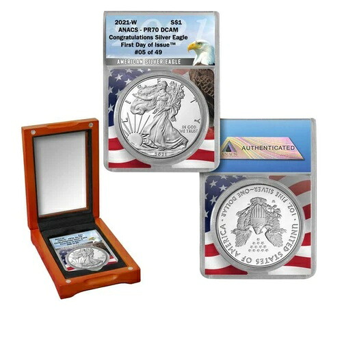 2021 W ANACS PR 70 DCAM 祝賀プルーフ ASE FDOI 限定49台