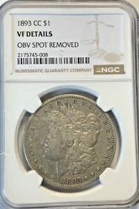 1893 CC モーガン「NGC 詳細」 - カーソンシティで流通が良好な希少なローミント！?