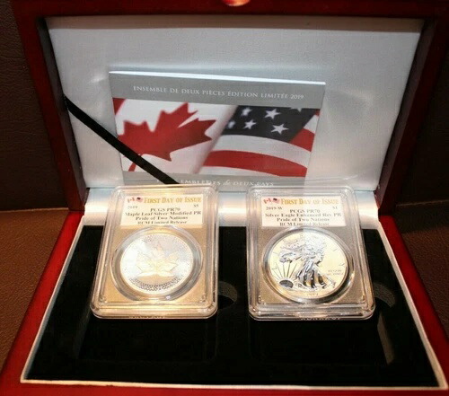 2019年 プライド・オブ・ツー・ネーションズ PCGS PR 70 ロイヤルカナディアンミントセット