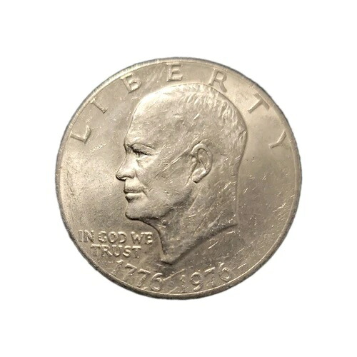 アイク・ドル硬貨 1976年 非常に希少なアイゼンハワー建国200周年記念ドル硬貨