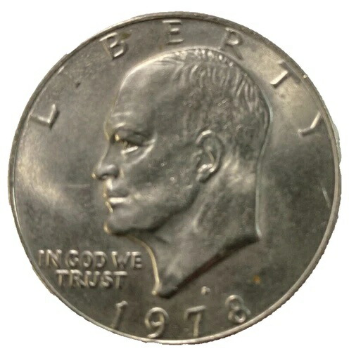 楽天市場】1972 アイゼンハワー ドル、D フィルド ミント マーク