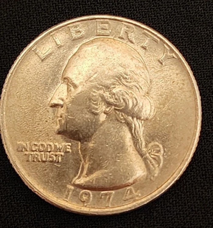 1974年クォーター硬貨（ミントマークの誤りなし）｜WORLD RESOURCE【KING店】